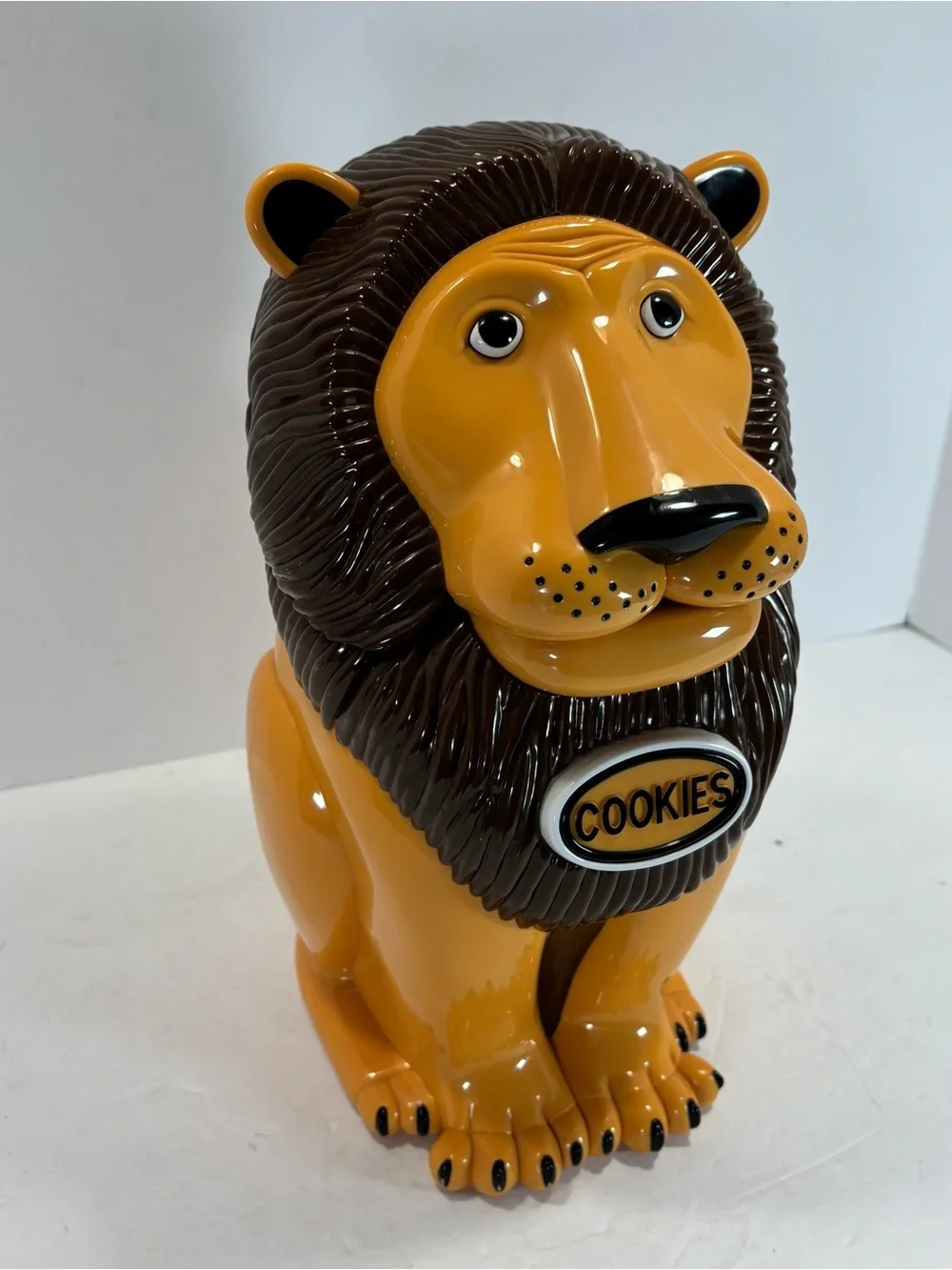 Vintage 1999 The Original Tiger Cookie Jar Roaring Talking Lion ● Working GREAT!